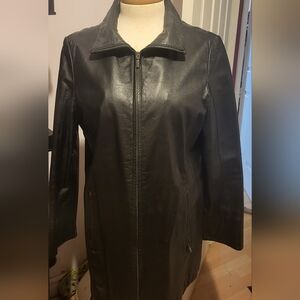 Danier Black Leather Jacket